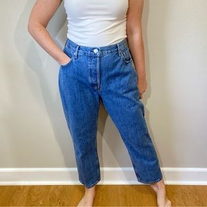 Everlane The 90’s Cheeky Jean Medium Wash Size 33 Crop